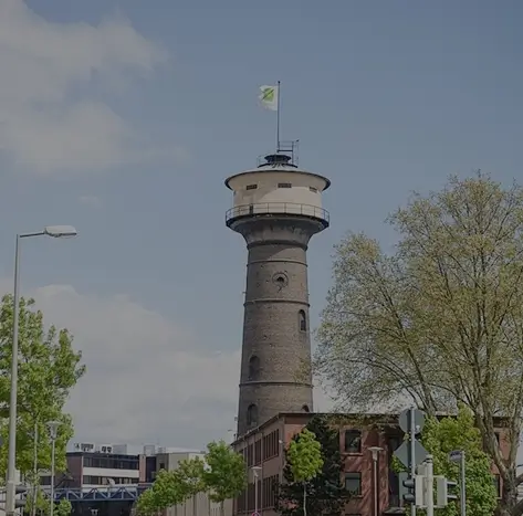 John-Deere-Wasserturm in Lindenhof