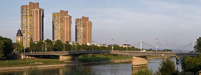 Panorama der Neckarstadt-Ost