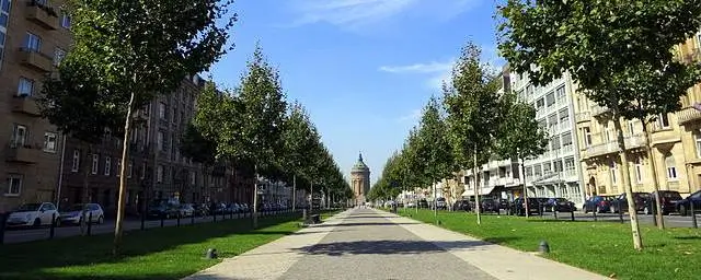 Augustaanlage zwischen Schwetzingerstadt und Oststadt