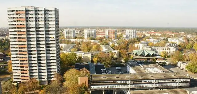 Hochhaus im Geraer Ring in Vogelstang