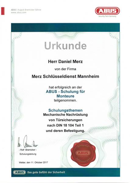 Türsicherung Brühler Öffnungsdienst